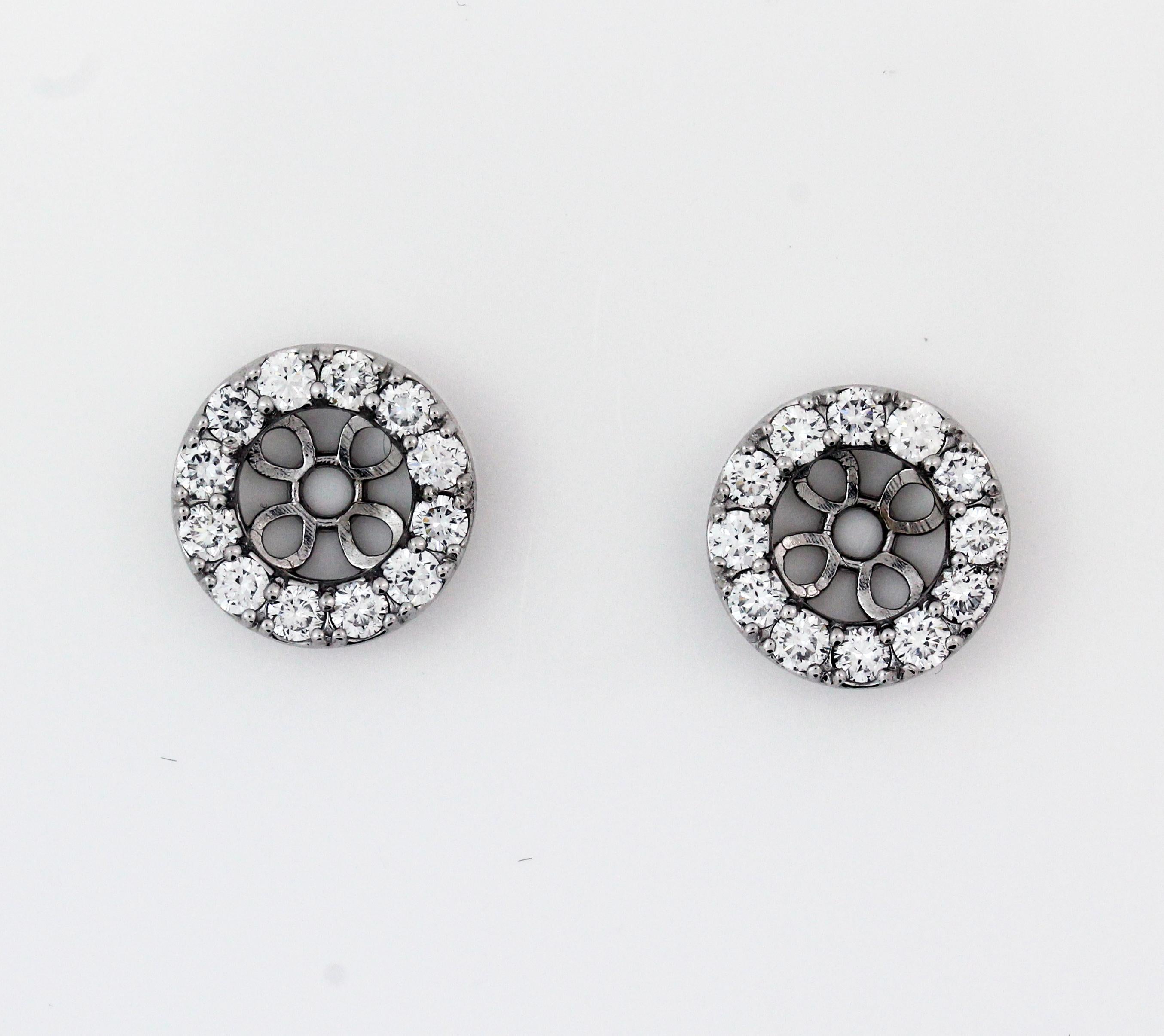 diamond stud earrings with jackets