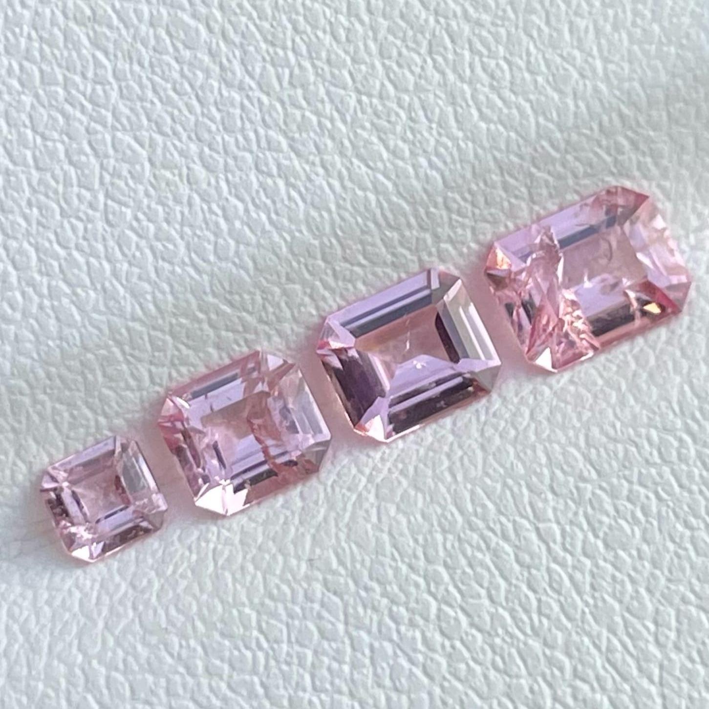 Gemstone Type Natural Pink Spinel Gemstone Jewelry
Weight 1.94 carats
Weight Each 0.18, 0.52, 0.52 and 0.70 carats
Clarity SI to VVS
Origin Tajikistan
Treatment None




Indulge in the allure of the Pink Spinel Jewelry Batch, a collection of natural