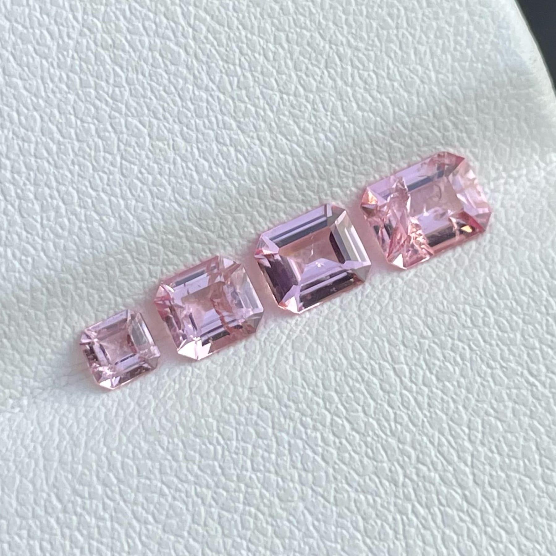 Mixed Cut 1.94 carats Pink Spinel Jewelry Batch Natural Loose Gemstones from Tajikistan For Sale