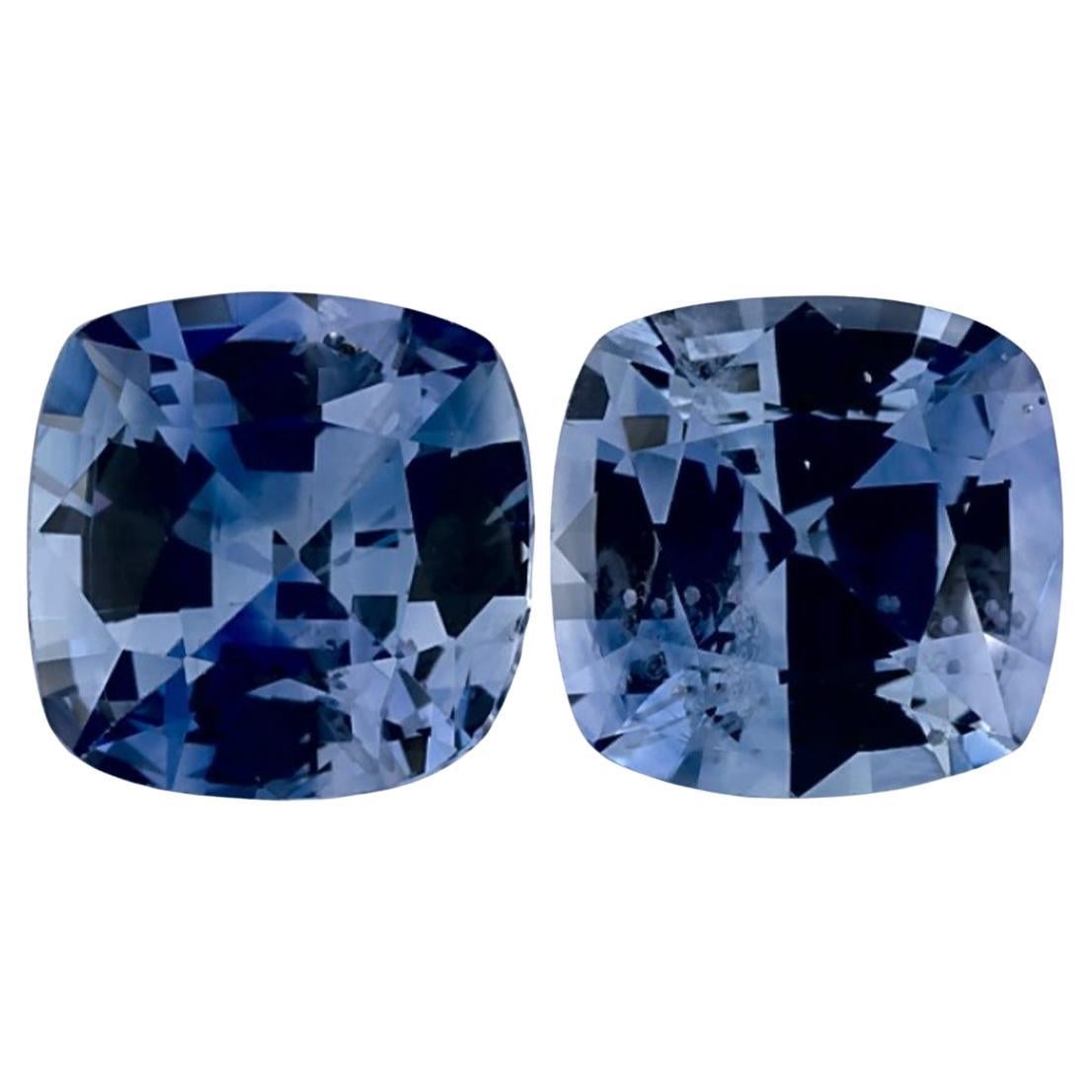 1.94 Ct Blue Sapphire Cushion Loose Gemstone For Sale