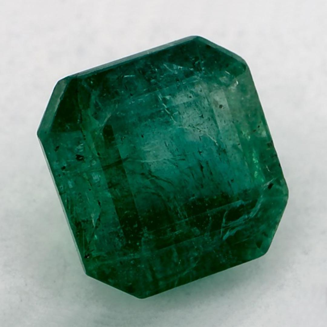 1.94 Ct Emerald Octagon Cut Loose Gemstone In New Condition For Sale In Fort Lee, NJ