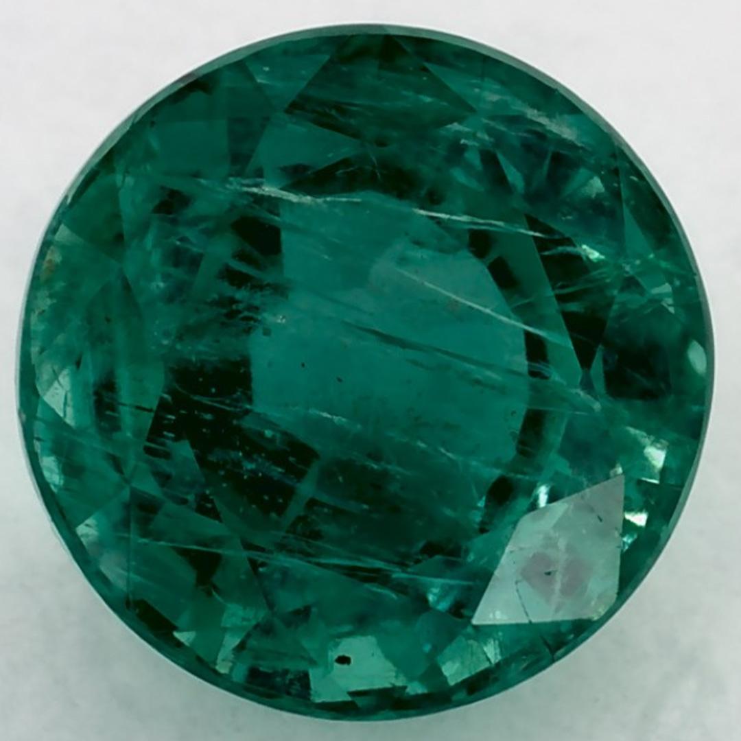 1.94 Ct Smaragd Runde Lose Edelstein (Rundschliff) im Angebot
