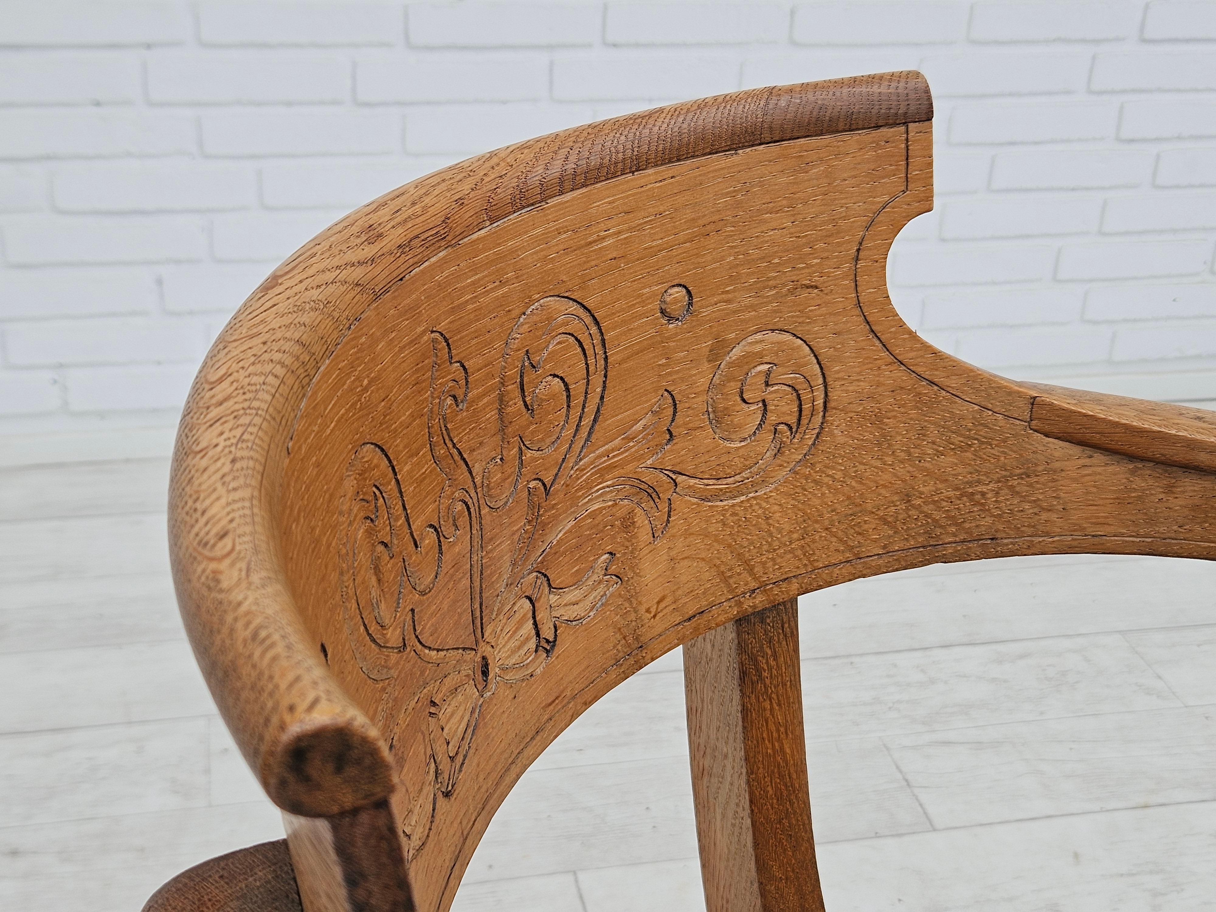 1940-50, design danois, paire de deux fauteuils en très bon état d'origine. en vente 7