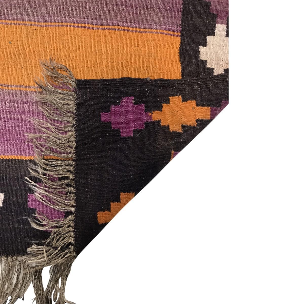 Hand-Woven 1940 Afghan Meymaneh Wool Rug For Sale