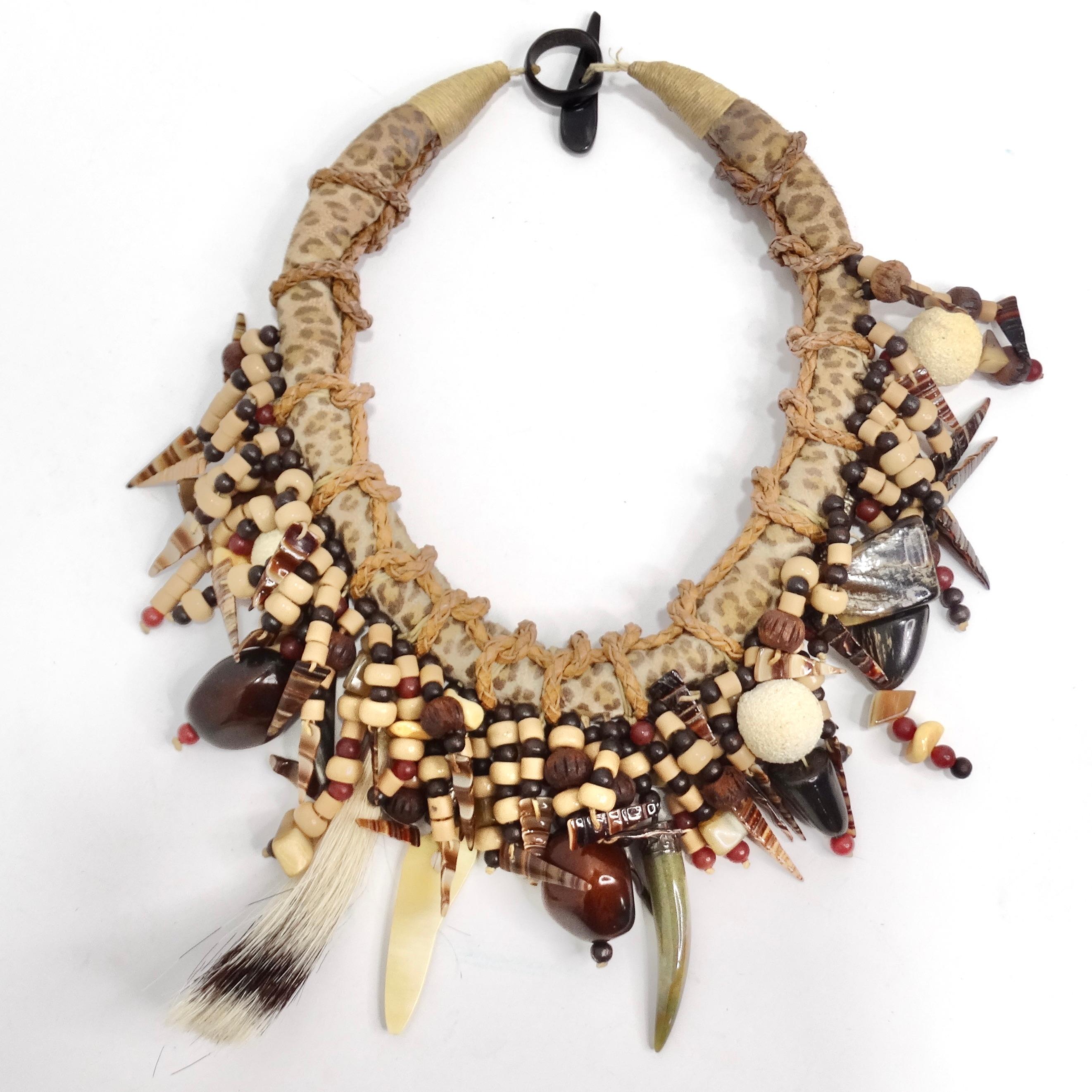 1940 Collier de perles en pierres multiples d'origine africaine Unisexe en vente