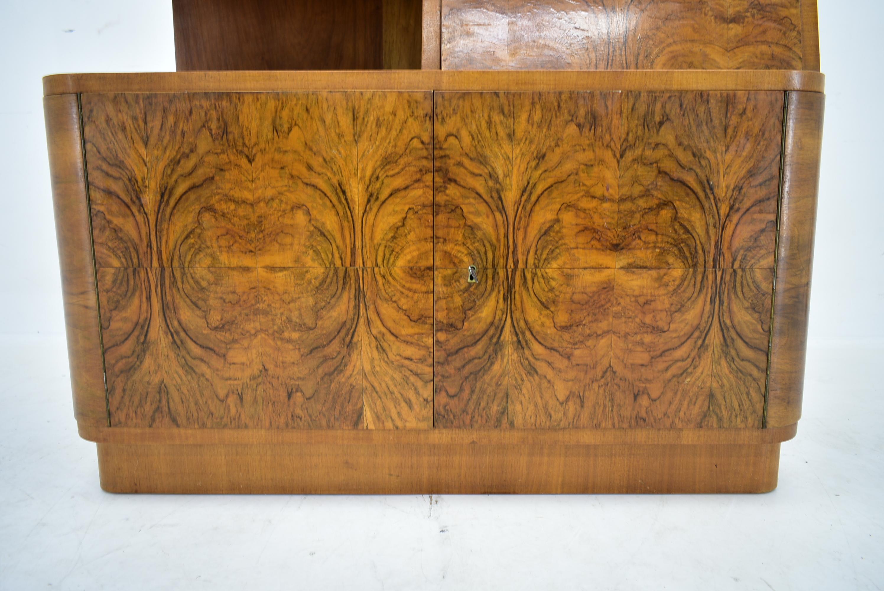 1940 Cabinet Art Deco in legno di Wood per UP Závody , Cecoslovacchia in vendita 2