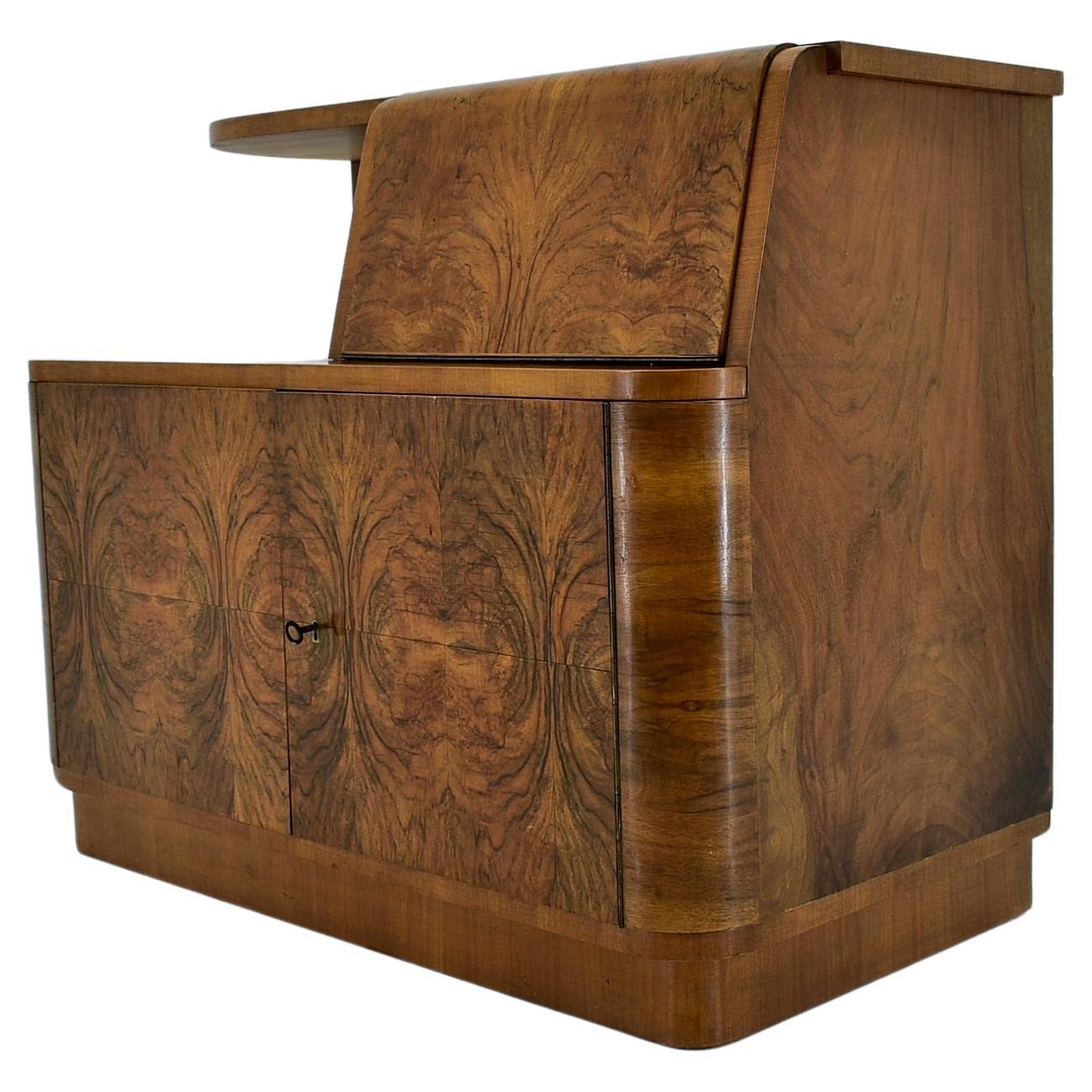 1940 Cabinet Art Déco en Wood Wood pour Up Závody , Tchécoslovaquie
