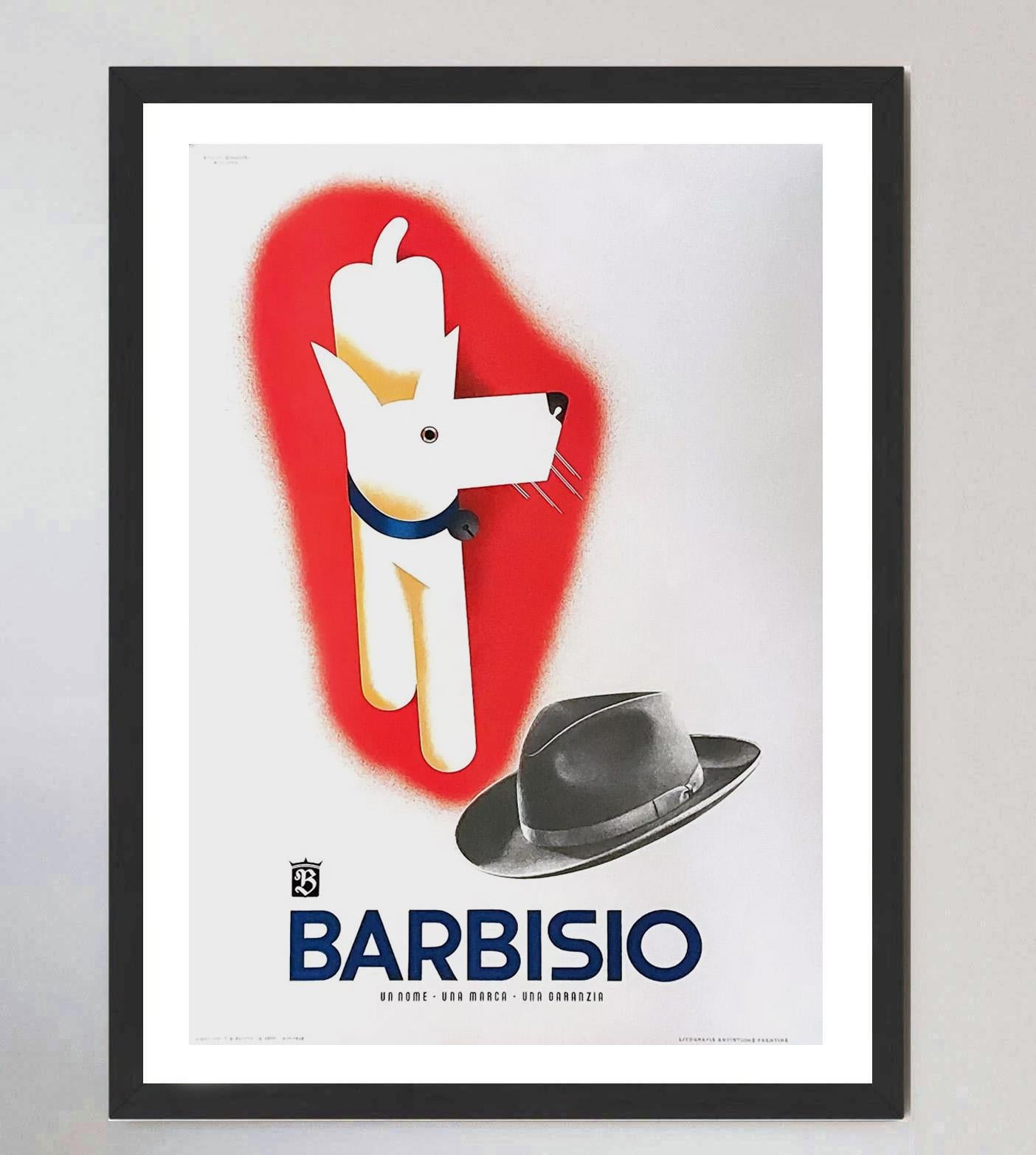 Italian 1940 Barbisio Original Vintage Poster For Sale