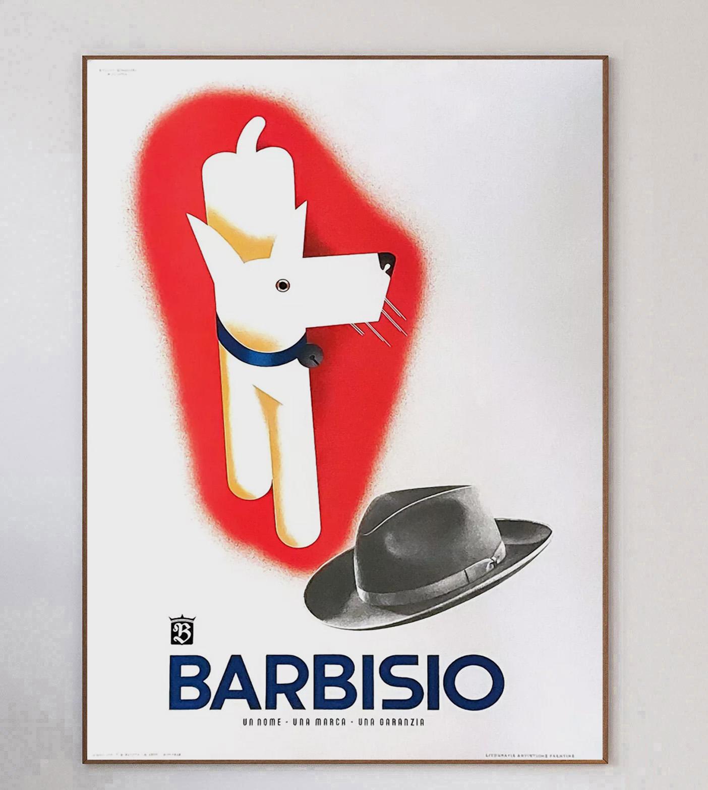 1940 Barbisio Original Vintage Poster In Good Condition For Sale In Winchester, GB