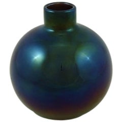 Retro 1940 Carlo Scarpa for Venini & C. Murano Glass Series "Iridati" Vase