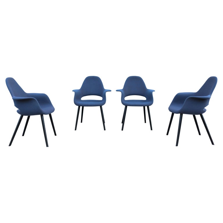 lave mad Fortov kran Charles Eames and Eero Saarinen for Vitra Organic Conference Chairs, Set of  4 For Sale at 1stDibs