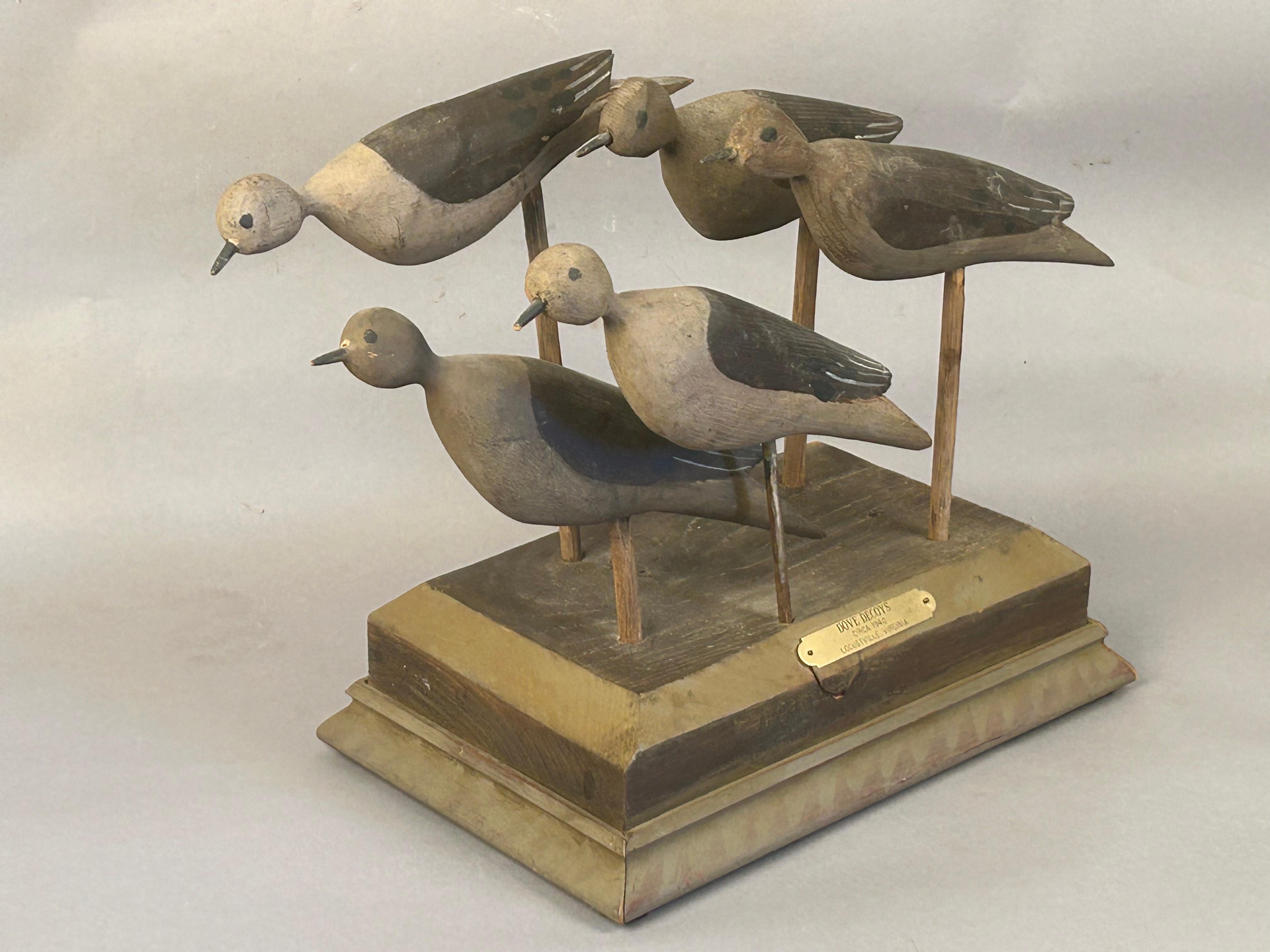 1940 Señuelos Paloma Locustville Virginia Arte popular en venta