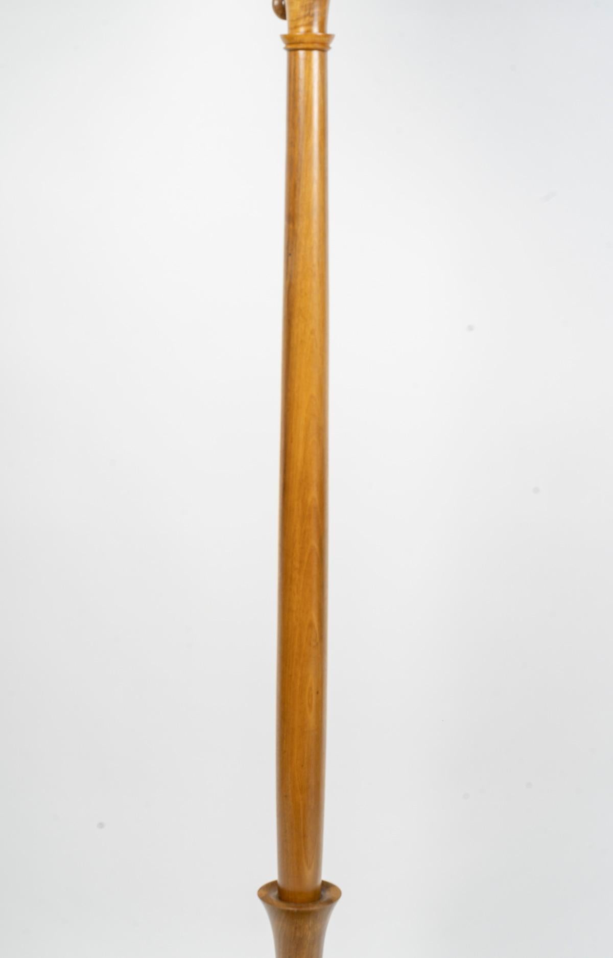 1940 Elegant floor lamp by Charles Dudouyt In Good Condition For Sale In Saint-Ouen, FR