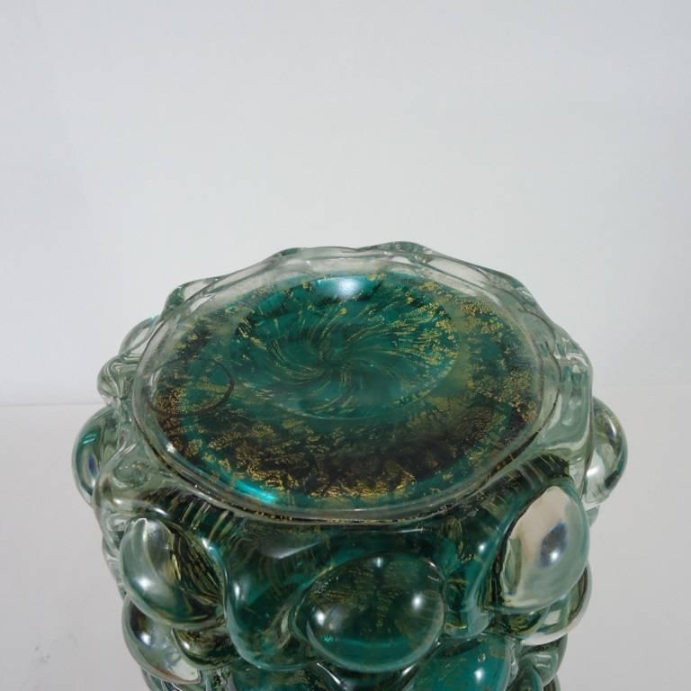1940 Ercole Barovier for Ferro Toso Barovier Murano Glass Vase a 