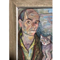 1940 E.Romano “Self Portrait” Oil on Artistboard
