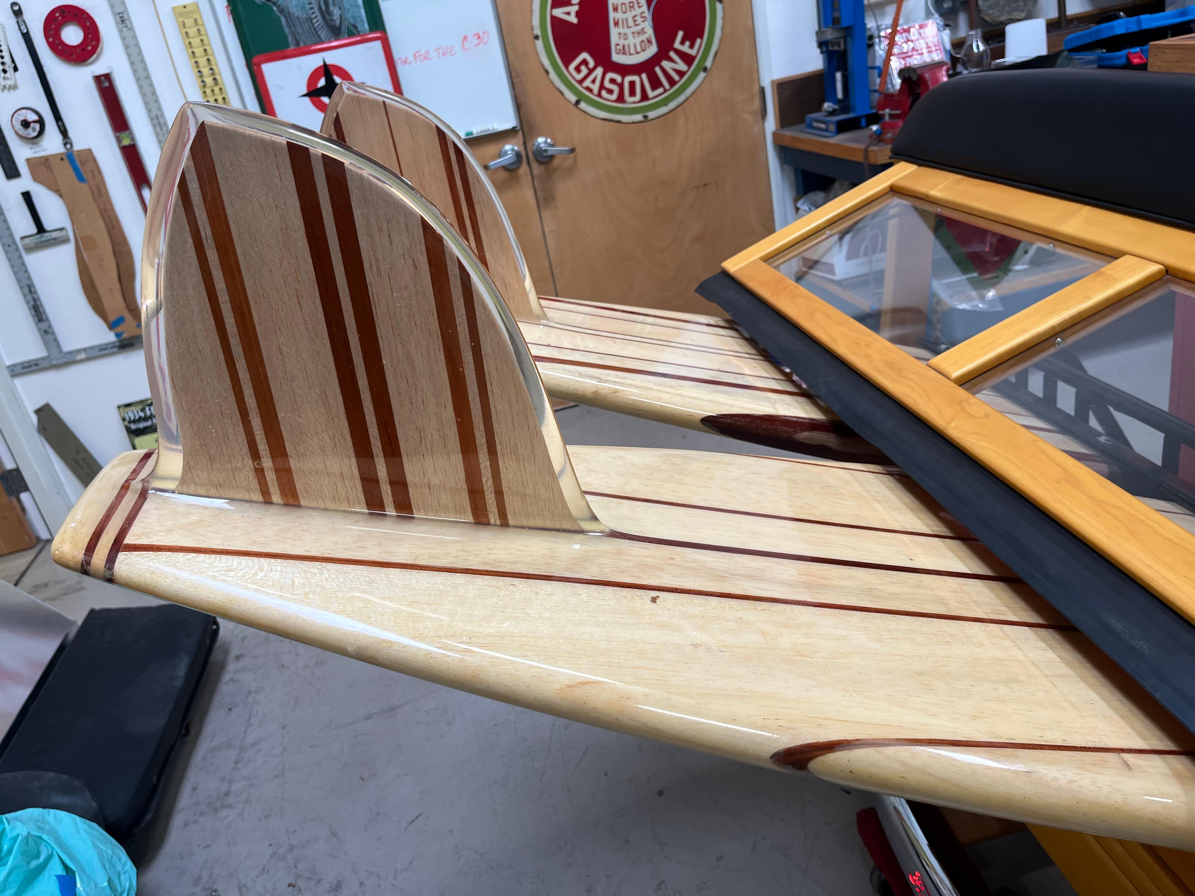 1940 Ford Woody Vintage Surfboard Tailgate Display For Sale 2