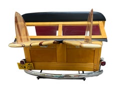 Display da portellone posteriore per tavole da surf vintage Ford Woody del 1940