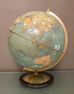 1940 Deutschland Columbus Verlag Earth Globe and Bar:: Bauhaus:: Berlin