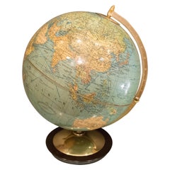 1940 Germany Columbus Verlag Earth Globe and Bar, Bauhaus, Berlin