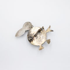 1940 Mexican Silver Bird Brooch