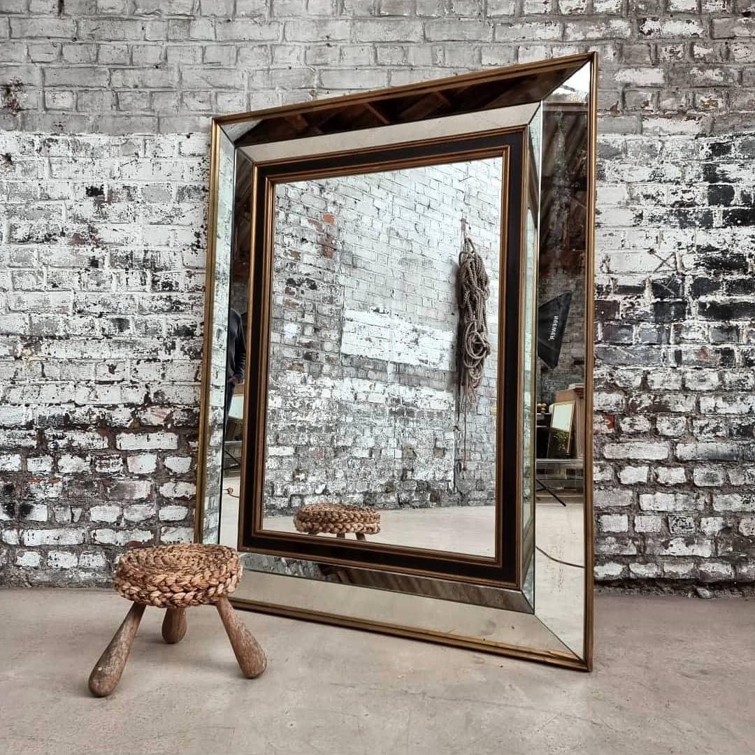 1940 Mirror, Very Large Size In Excellent Condition For Sale In Tourcoing, FR