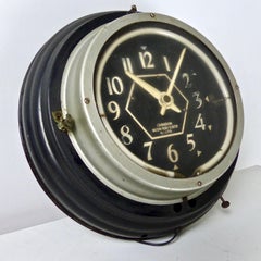1940 Neon Clock by Canadian Neon-Ray Clock Co.