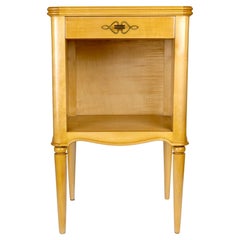 1940 Paire de tables de nuit en placage de sycomore par René Prou