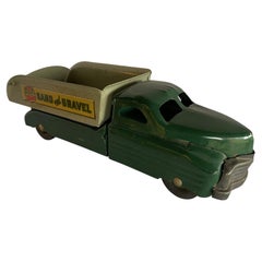 Vintage 1940 Pressed Steel "Sand and Gravel" Dump Truck by Buddy L
