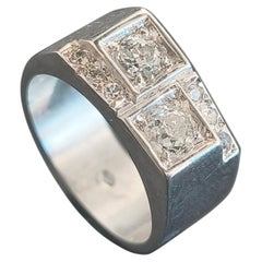 1940 René BOIVIN Anello in argento e diamanti