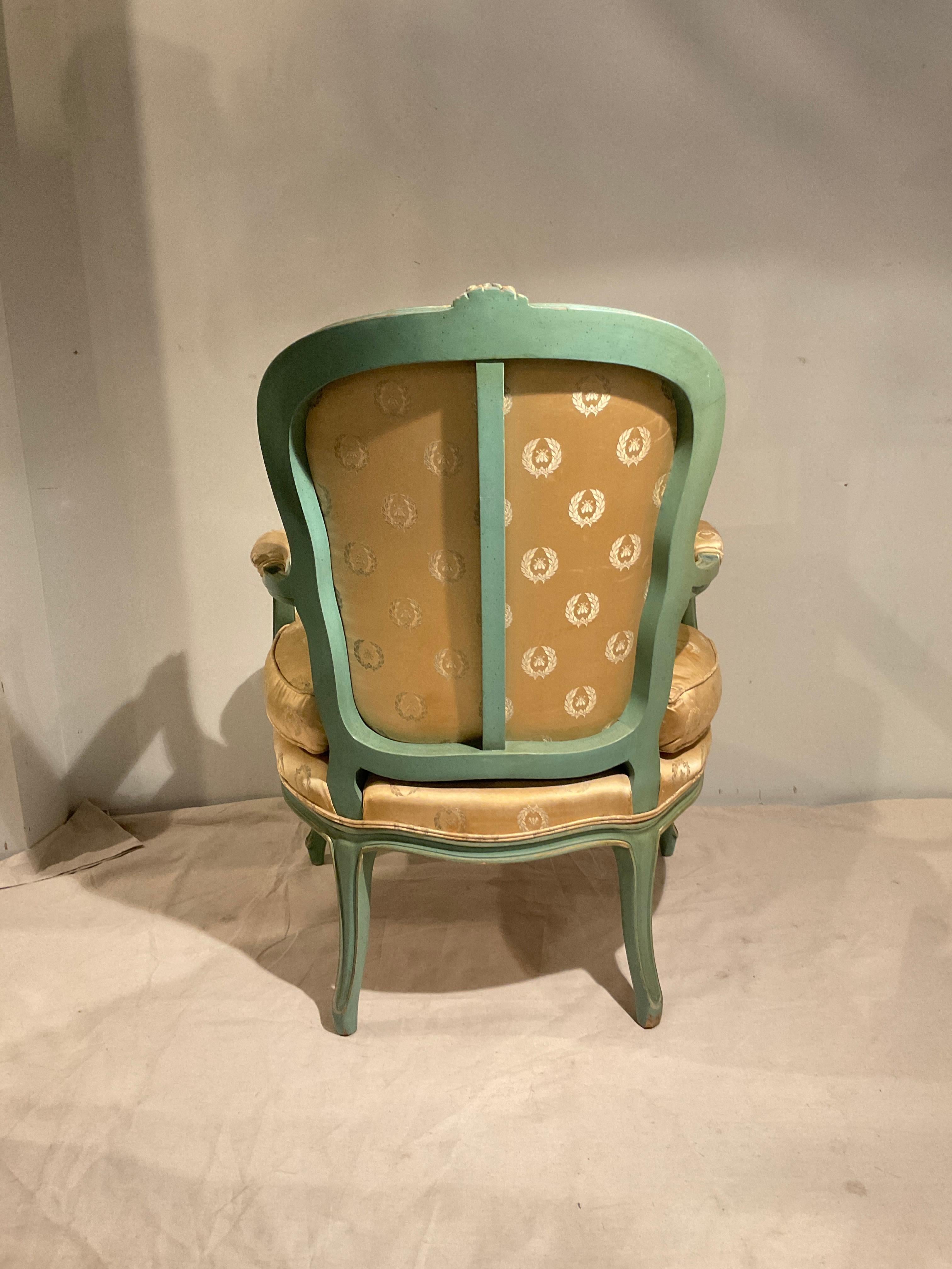 Mid-20th Century 1940 s French Fauteuil Armchair  For Sale