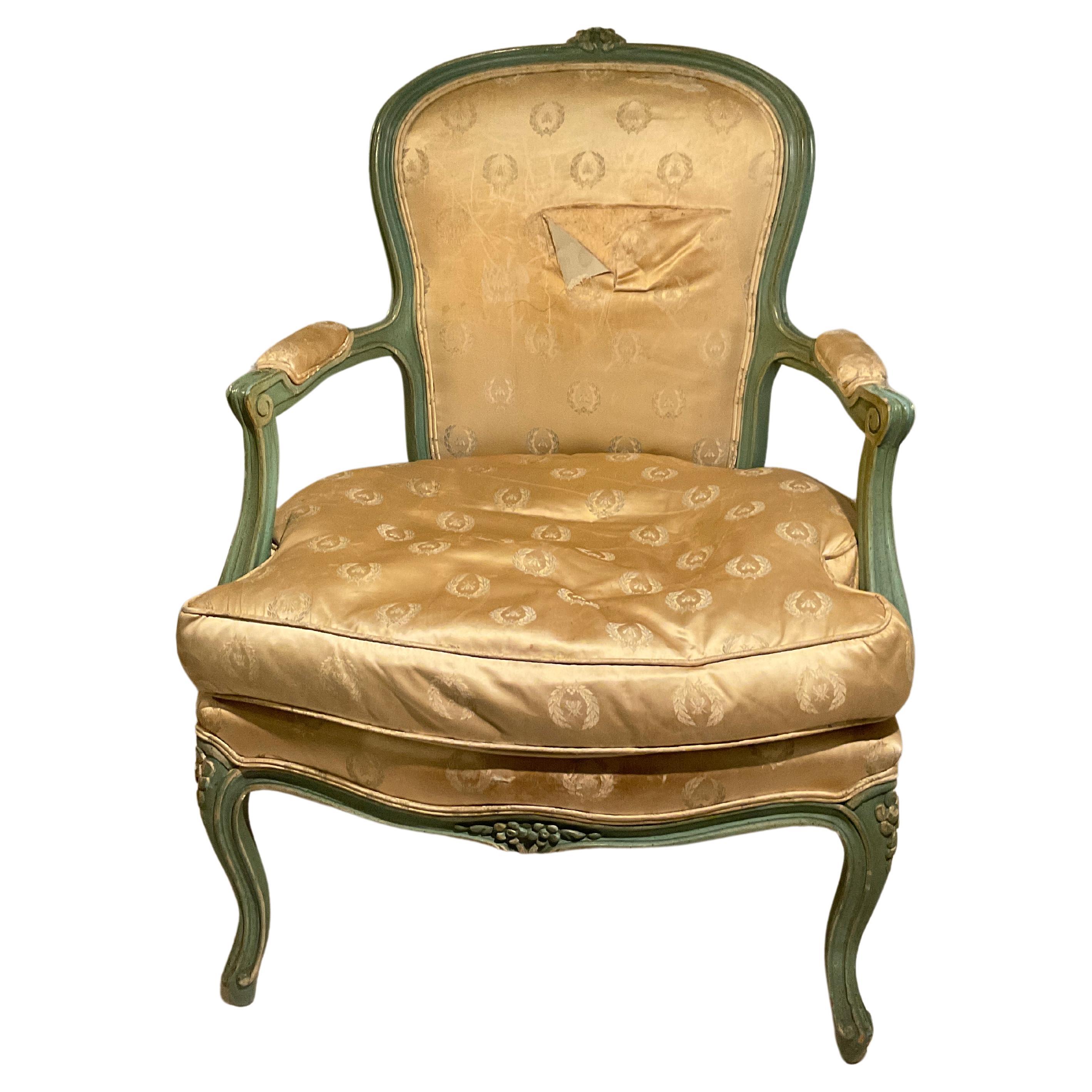 1940 s French Fauteuil Armchair  For Sale