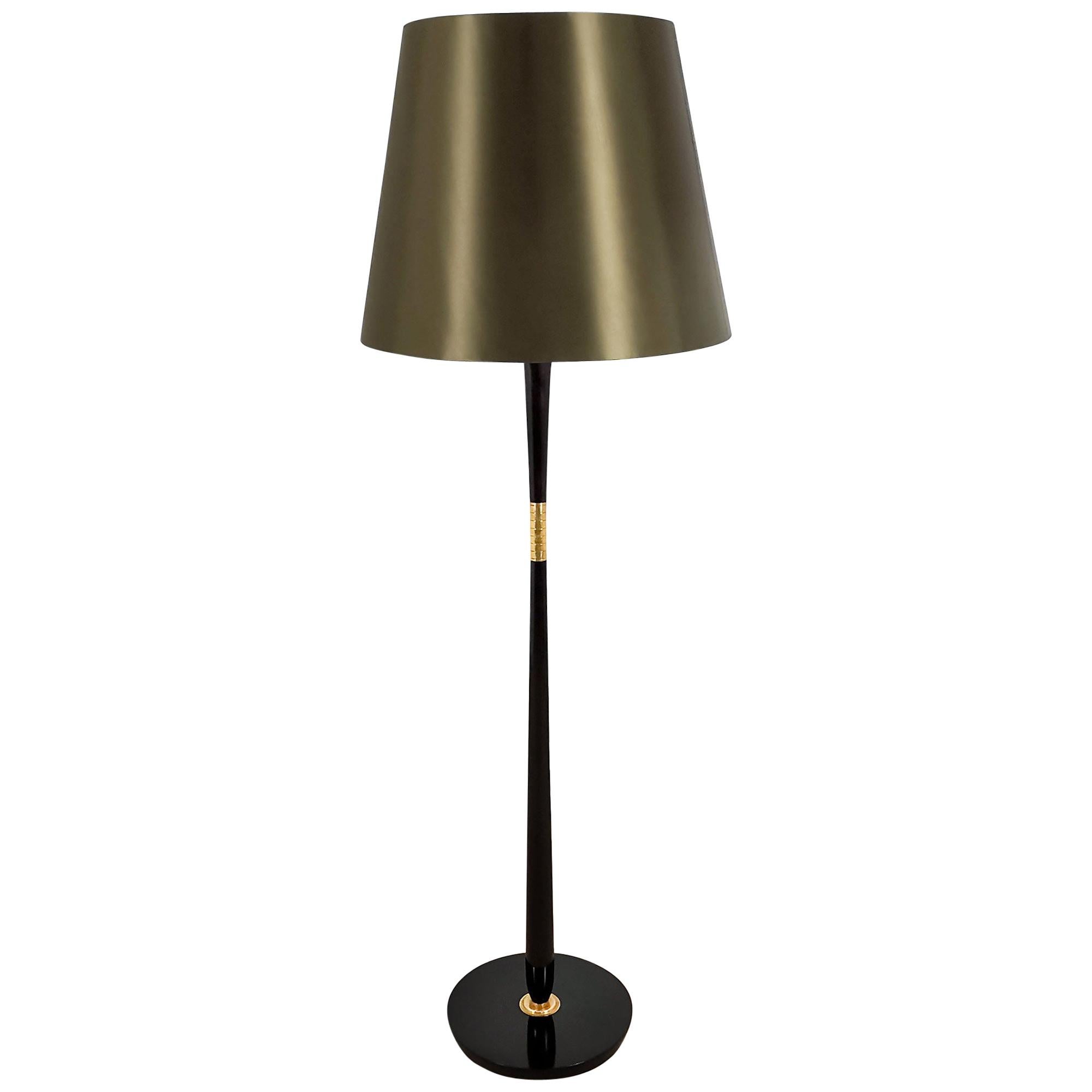 Mid-Century Modern Standing Lamp with Double Lighting System - Italy, 1940s