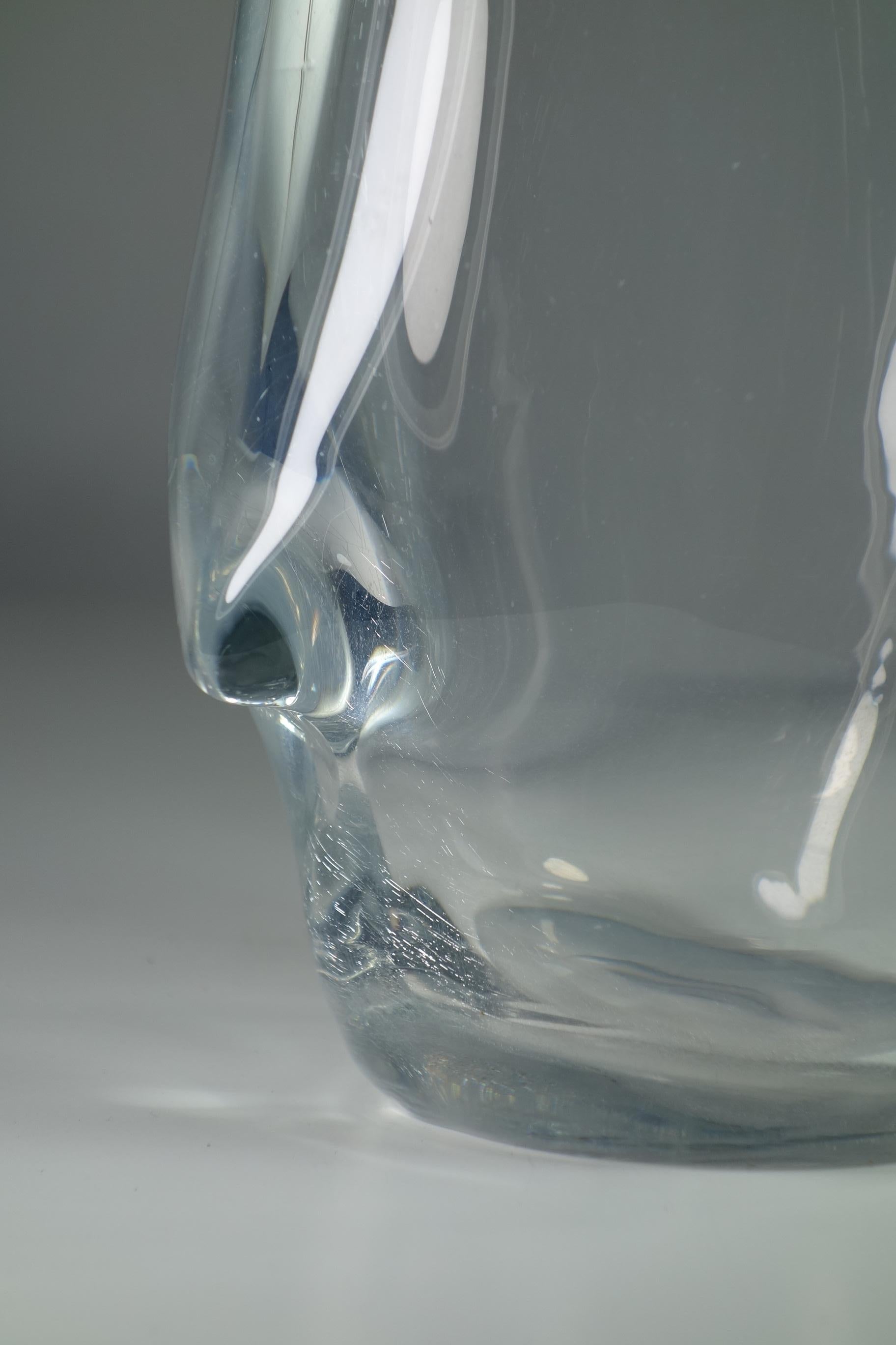 Vaso in vetro Schneider France Design/One del 1940 In condizioni ottime in vendita a Brescia, IT