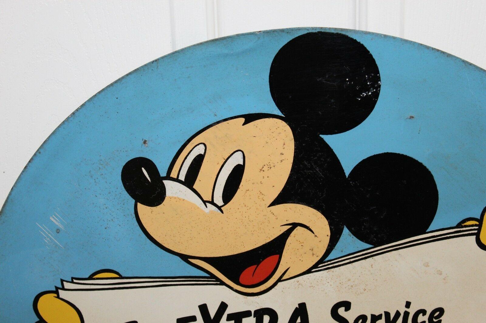 1940 Standard Gasoline Advertising with Disney's Mickey Mouse For Sale 1