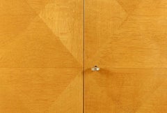 1940 Storage unit by Maxime Old in light oak marquetry.