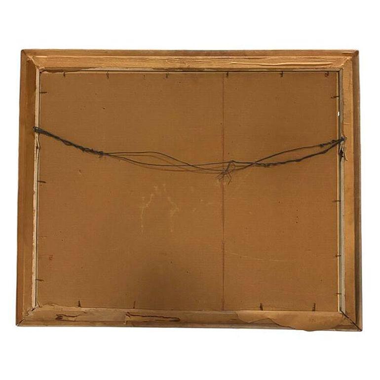 1940 Tropical Crane /Egret Scenic Print, Mirror Framed by Billy Seay for Turner 2