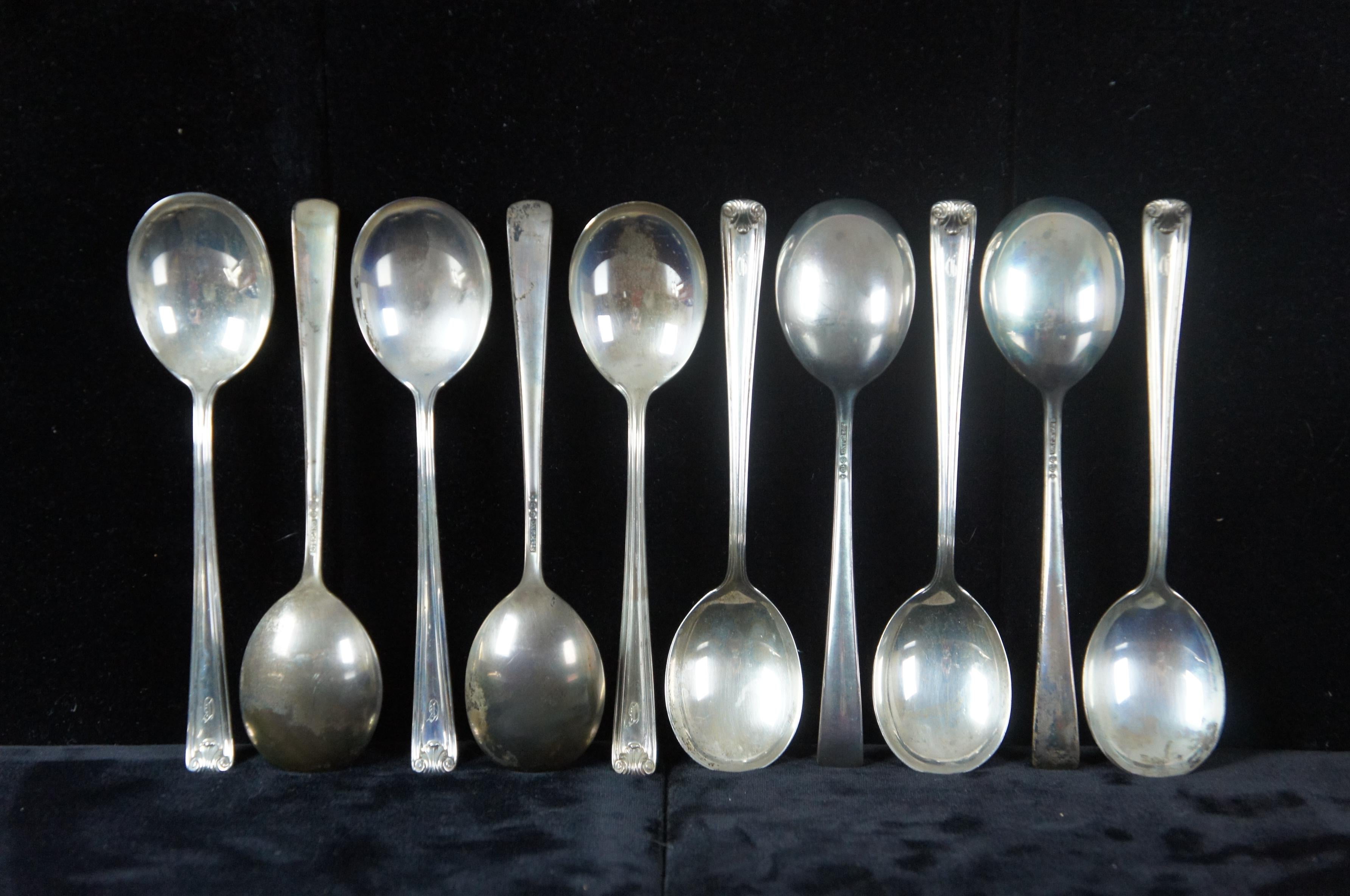 Mid-20th Century 1940 Watson Windsor Manor Sterling Silver .925 Flatware Silverware Set 71 PC