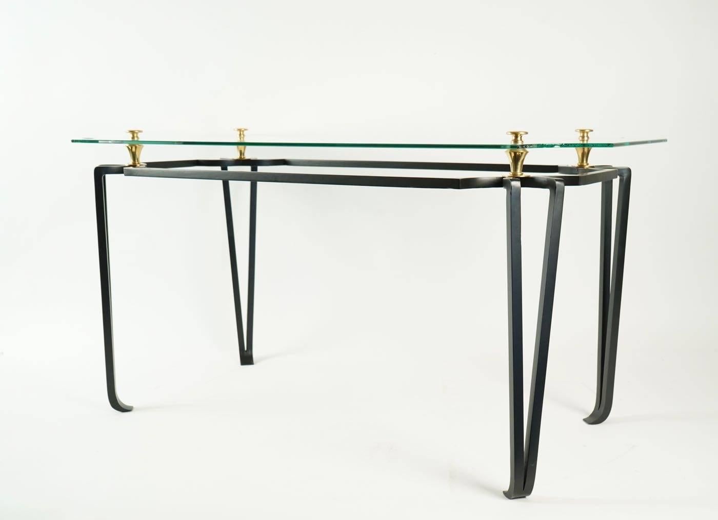 Mid-20th Century 1940 Wrought Iron Low Table