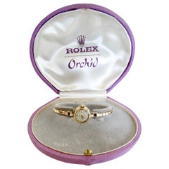 1940s 14kt Gold Rolex Orchid Watch