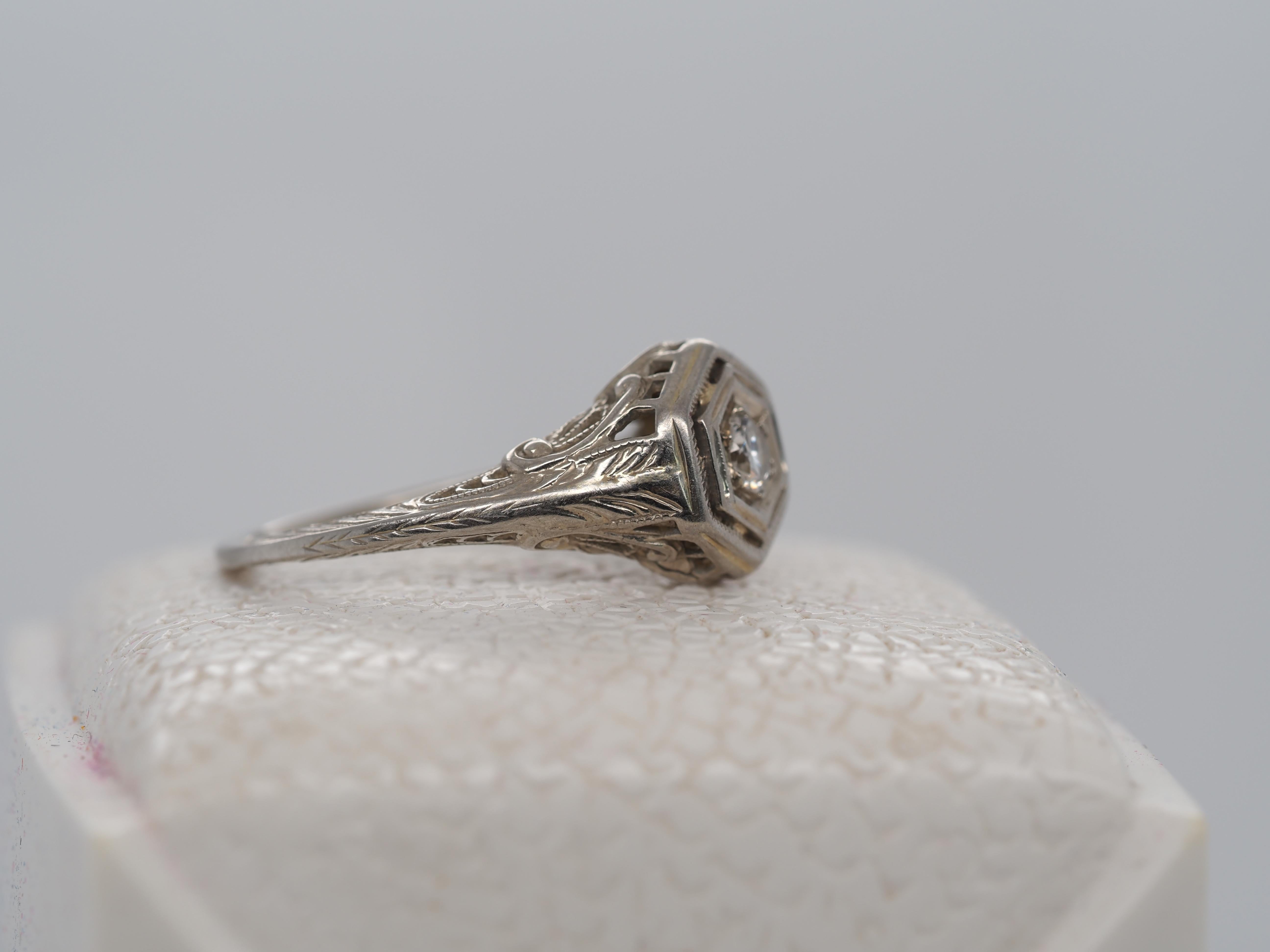 1940's engagement ring