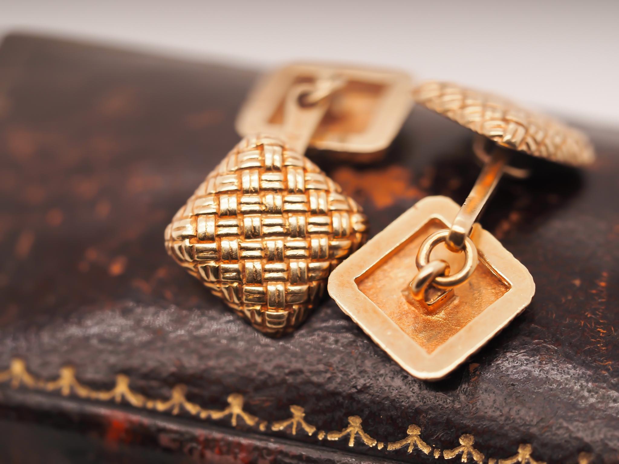 Uomo Gemelli Tiffany & Co. anni '40 in oro giallo 18k in vendita