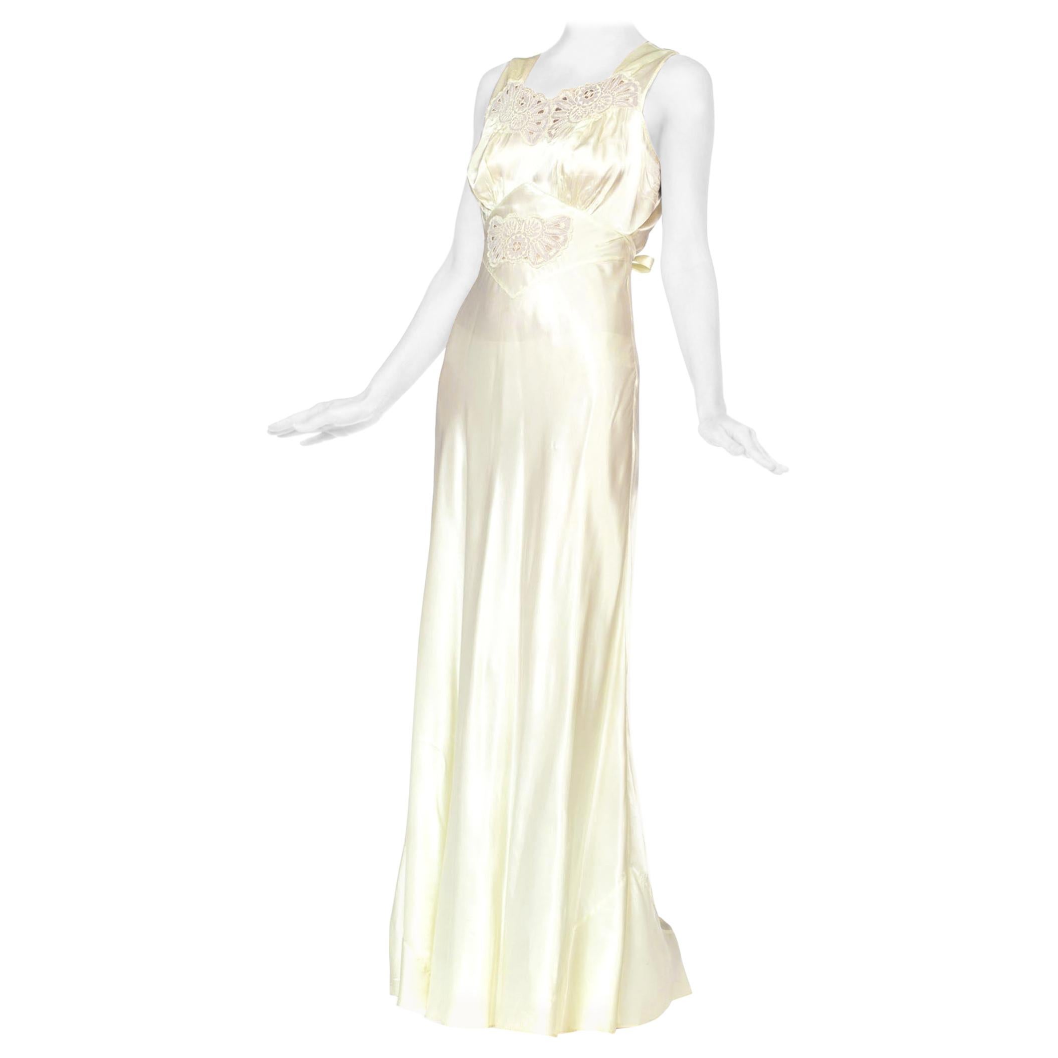 light green slip dress