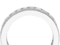 1940s 2.60 Carat Diamond and Platinum Full Eternity Ring