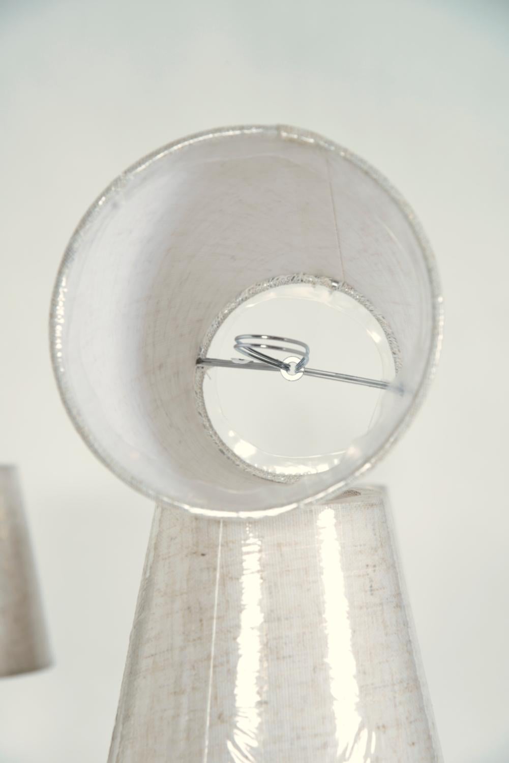 Lustre français des années 1940/50 par Philippe Genet & Lucien Michon Cristal de Sèvres en vente 8