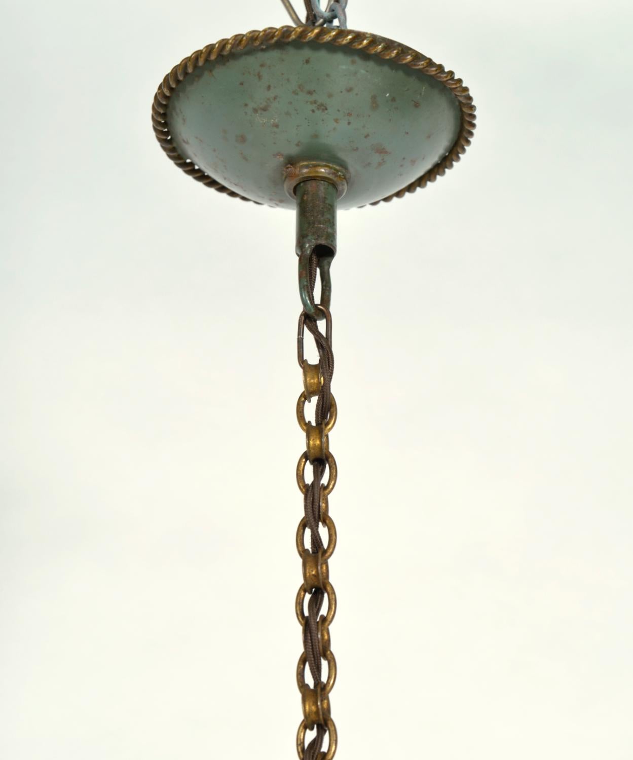Lustre français des années 1940/50 par Philippe Genet & Lucien Michon Cristal de Sèvres en vente 10