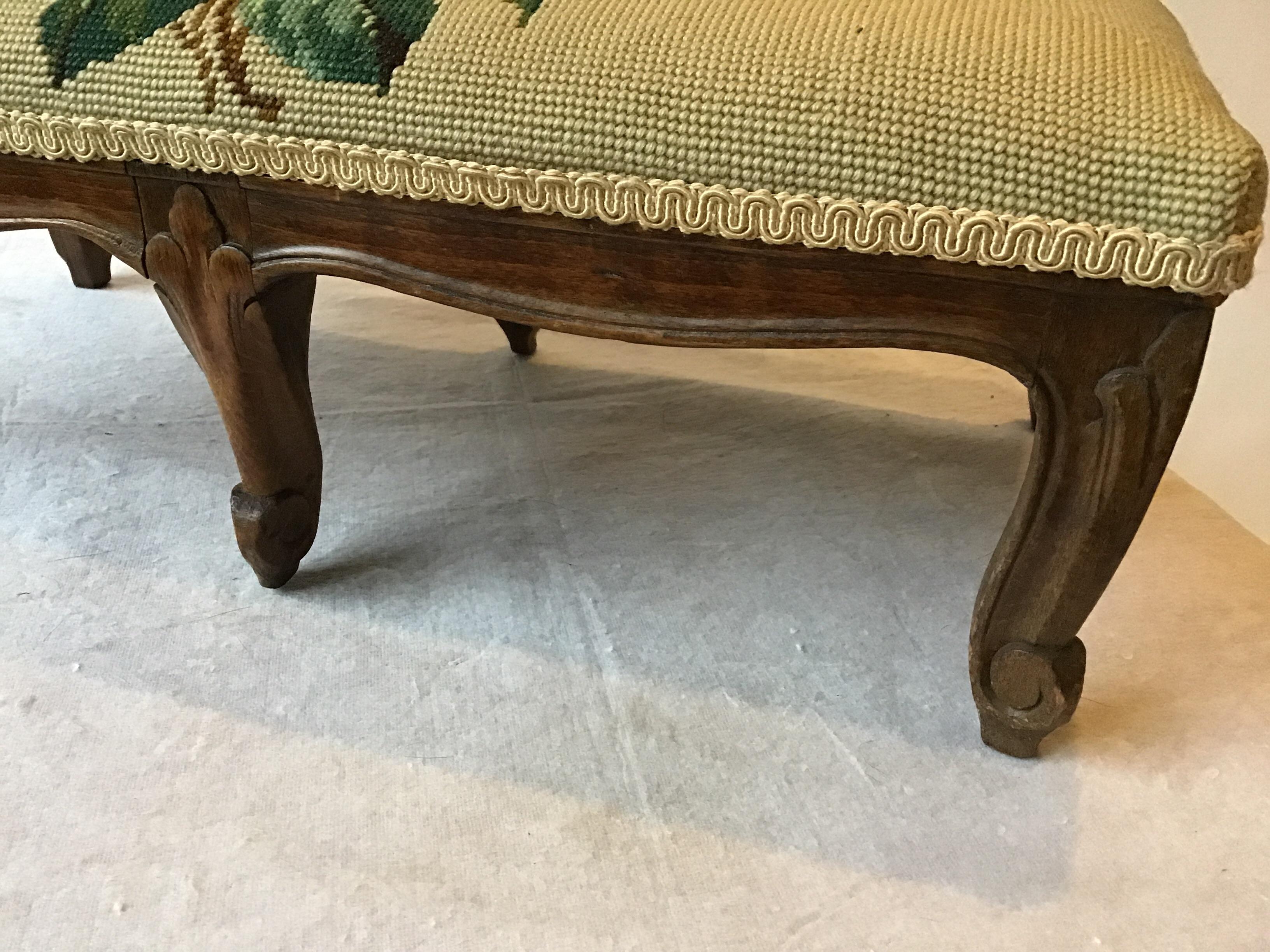 1940s 6 Leg French Style Footstool In Good Condition In Tarrytown, NY