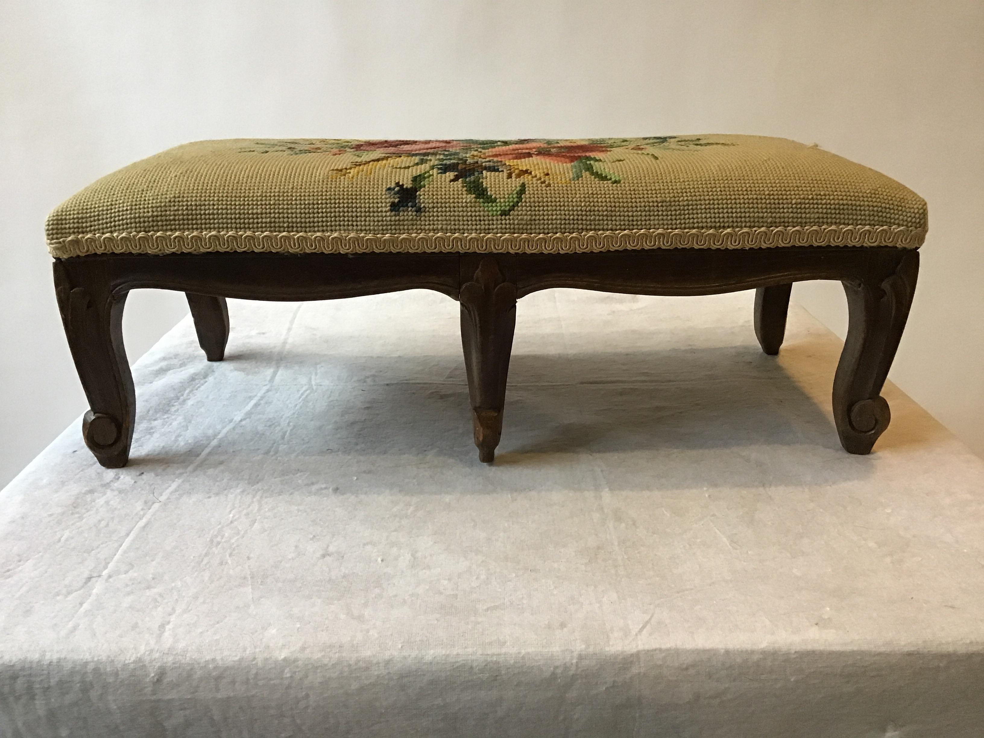 1940s 6 Leg French Style Footstool 2