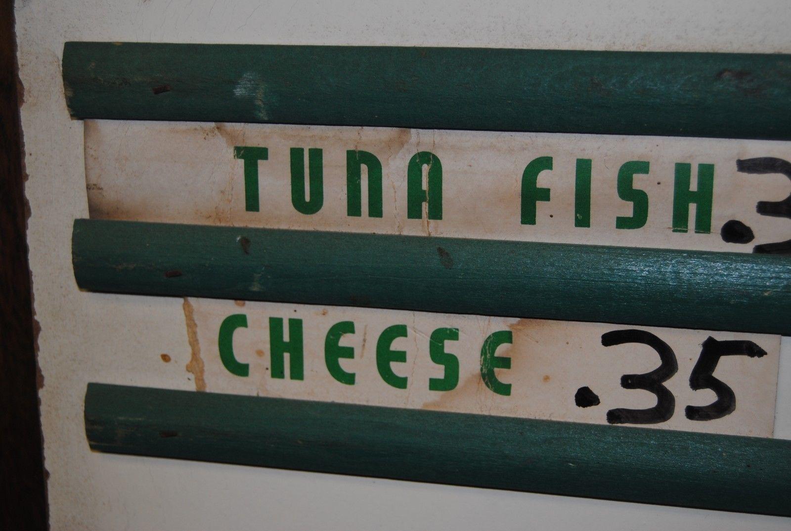 1940s 7up Menu Board Masonite Advertising Sign For Sale 3