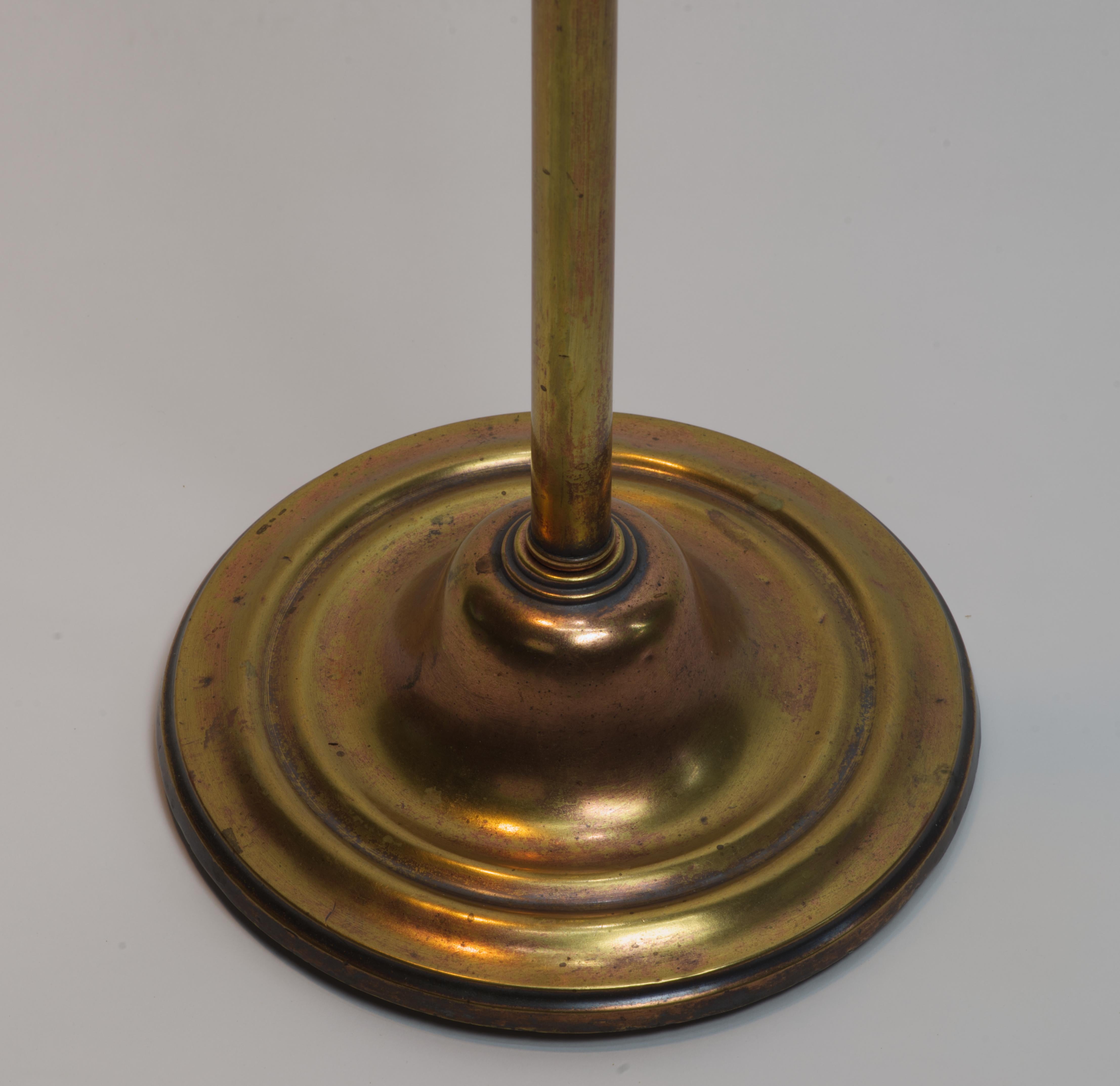 1940s Adjustable Brass Torsher For Sale 3