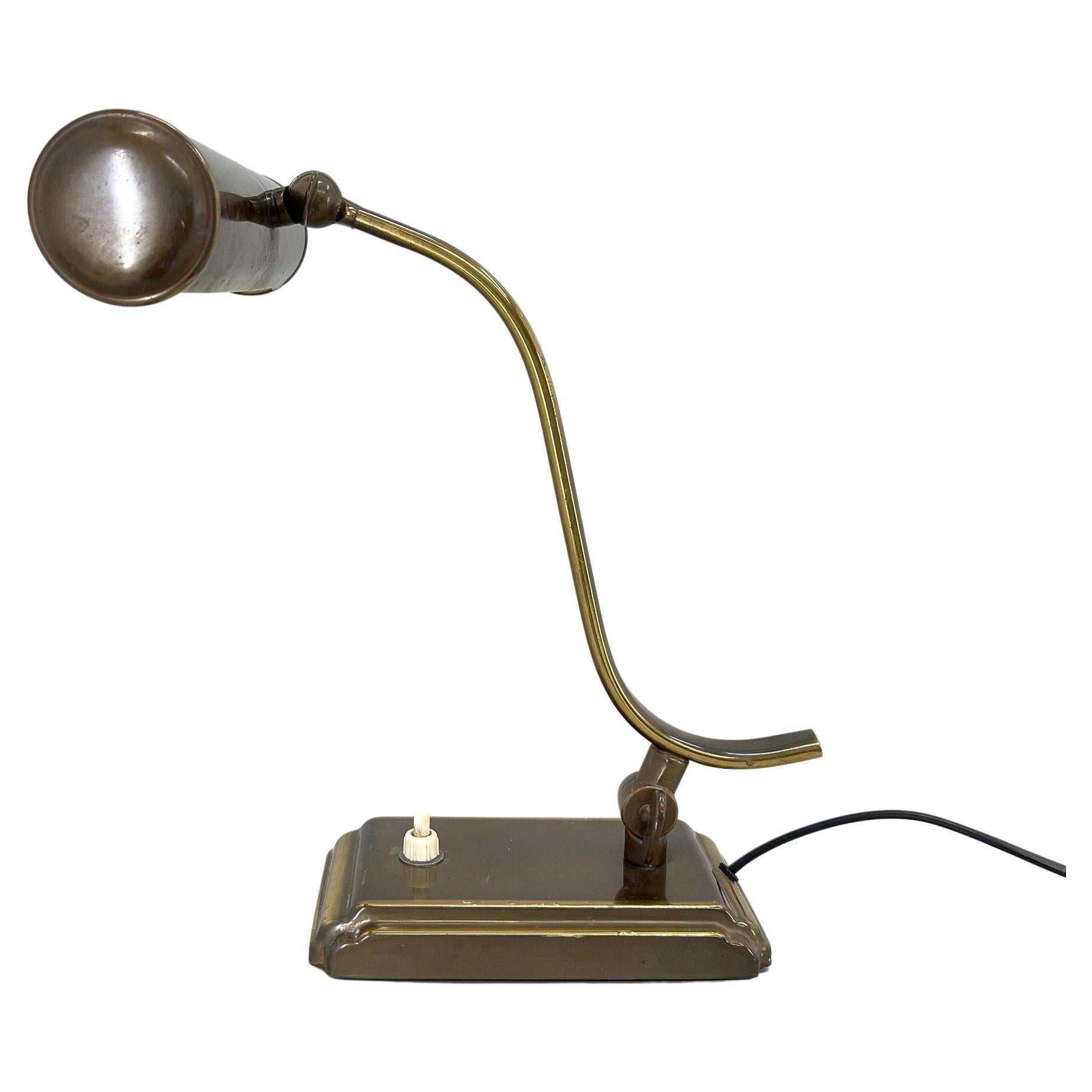 Lampe de table ou de bureau réglable des années 1940 en vente